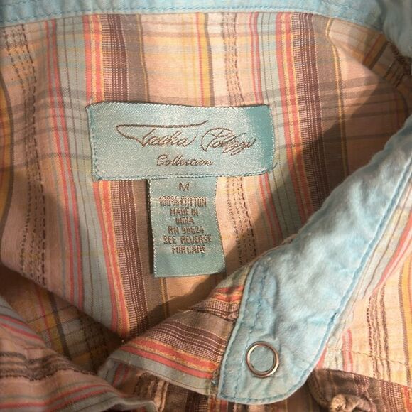 Tasha Polizzi button down shirt M (5375) - Picture 6 of 7